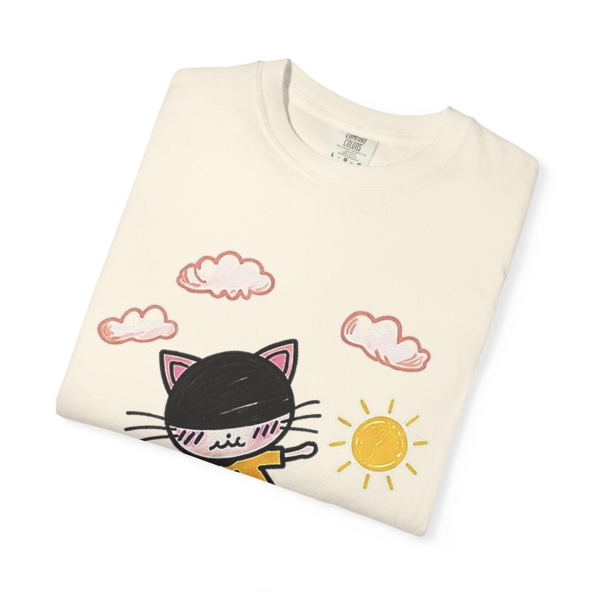 Skateboard Cat Graphic T-Shirt