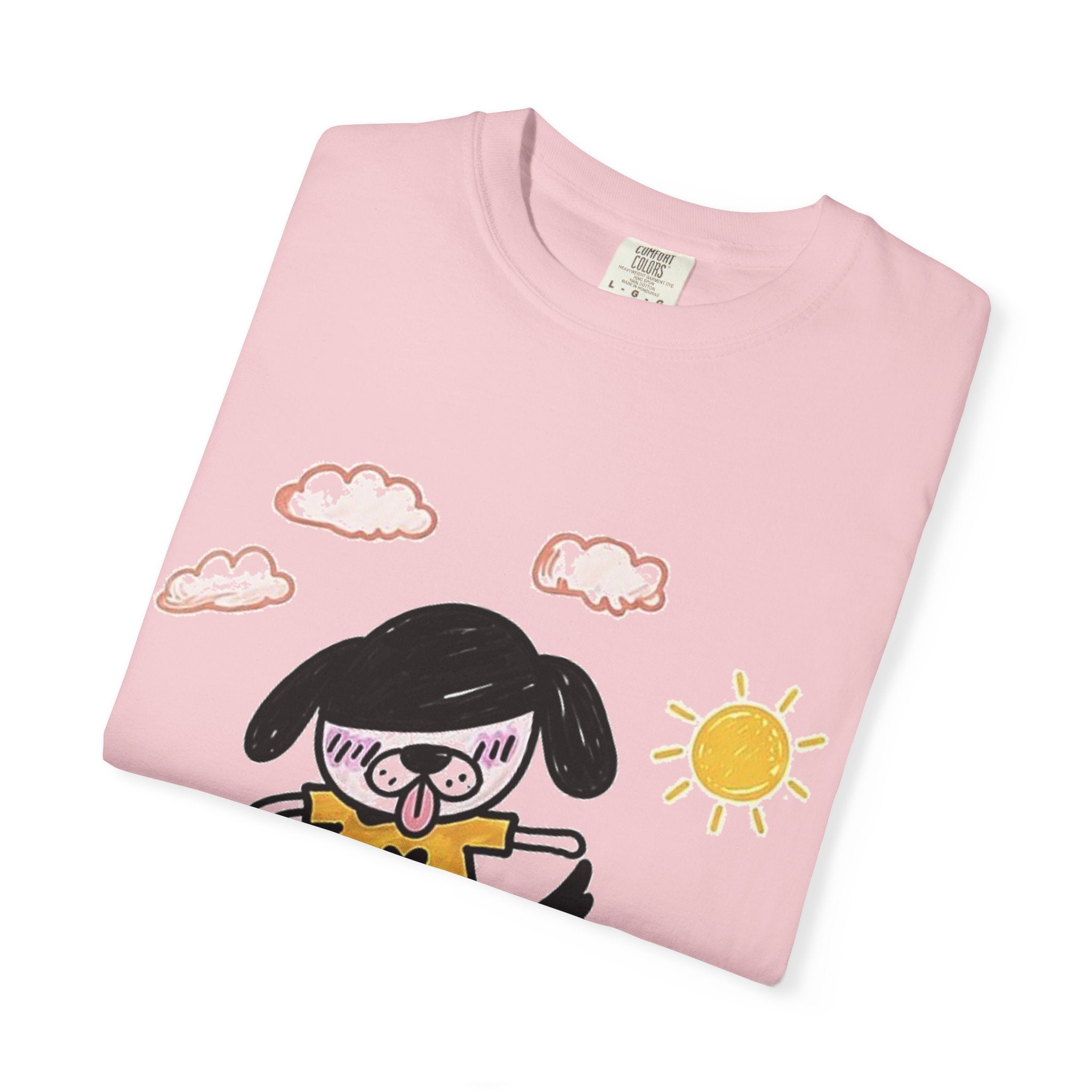 Skateboard Dog Cartoon T-Shirt