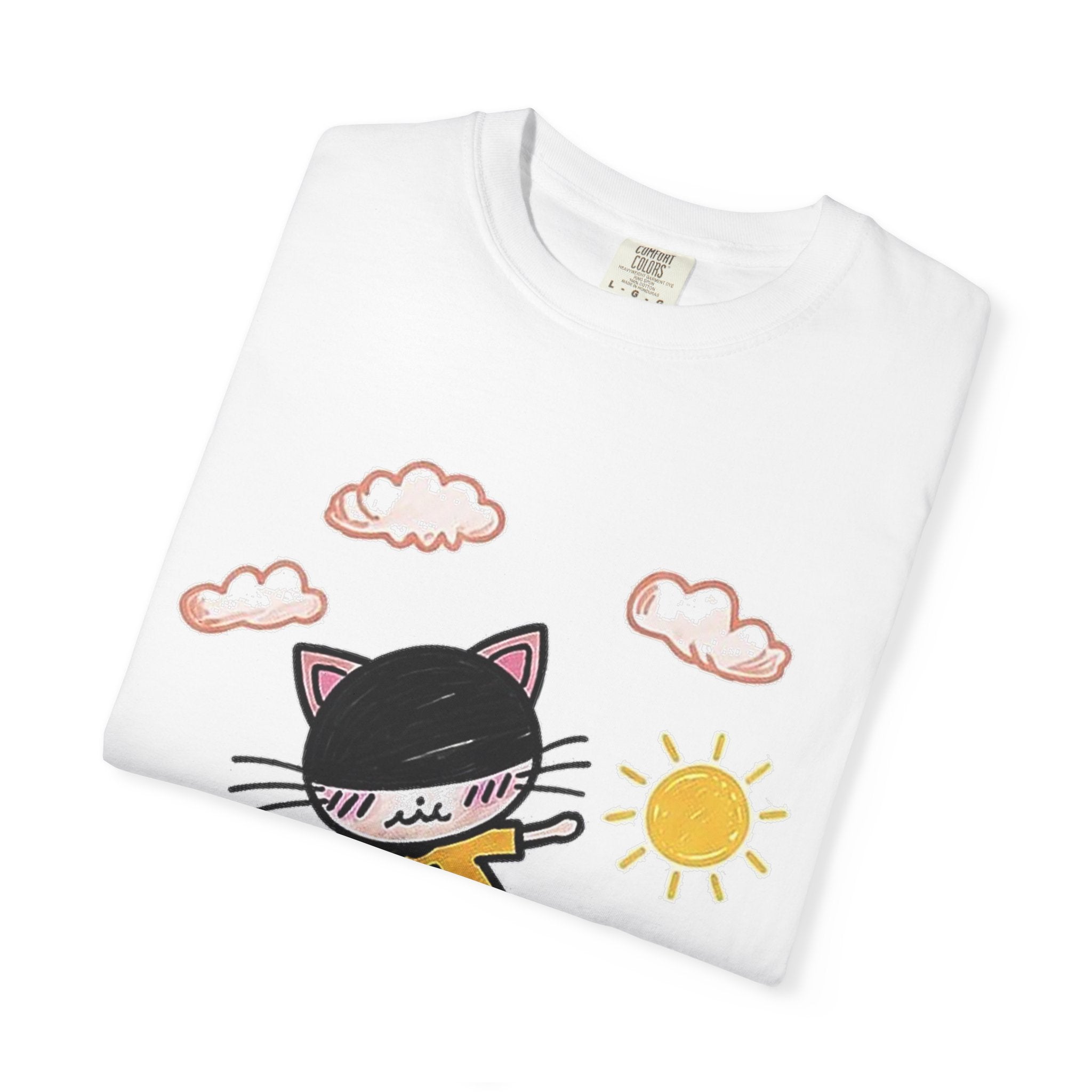 Skateboard Cat Graphic T-Shirt