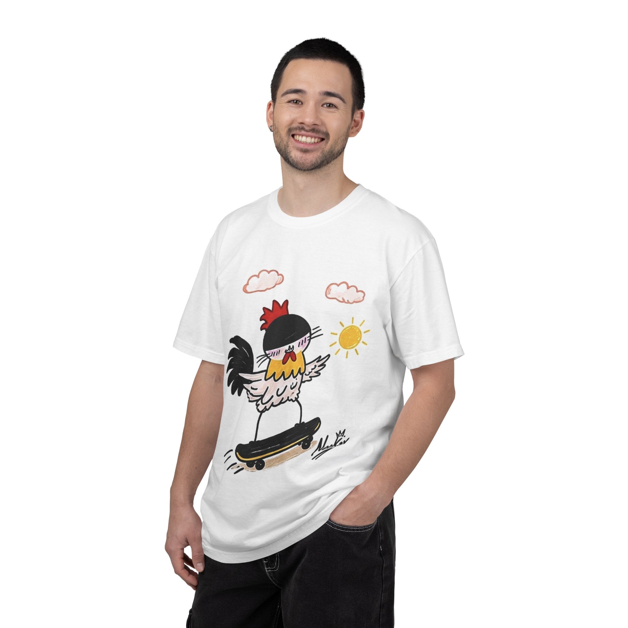 Skateboard Cat Graphic T-Shirt