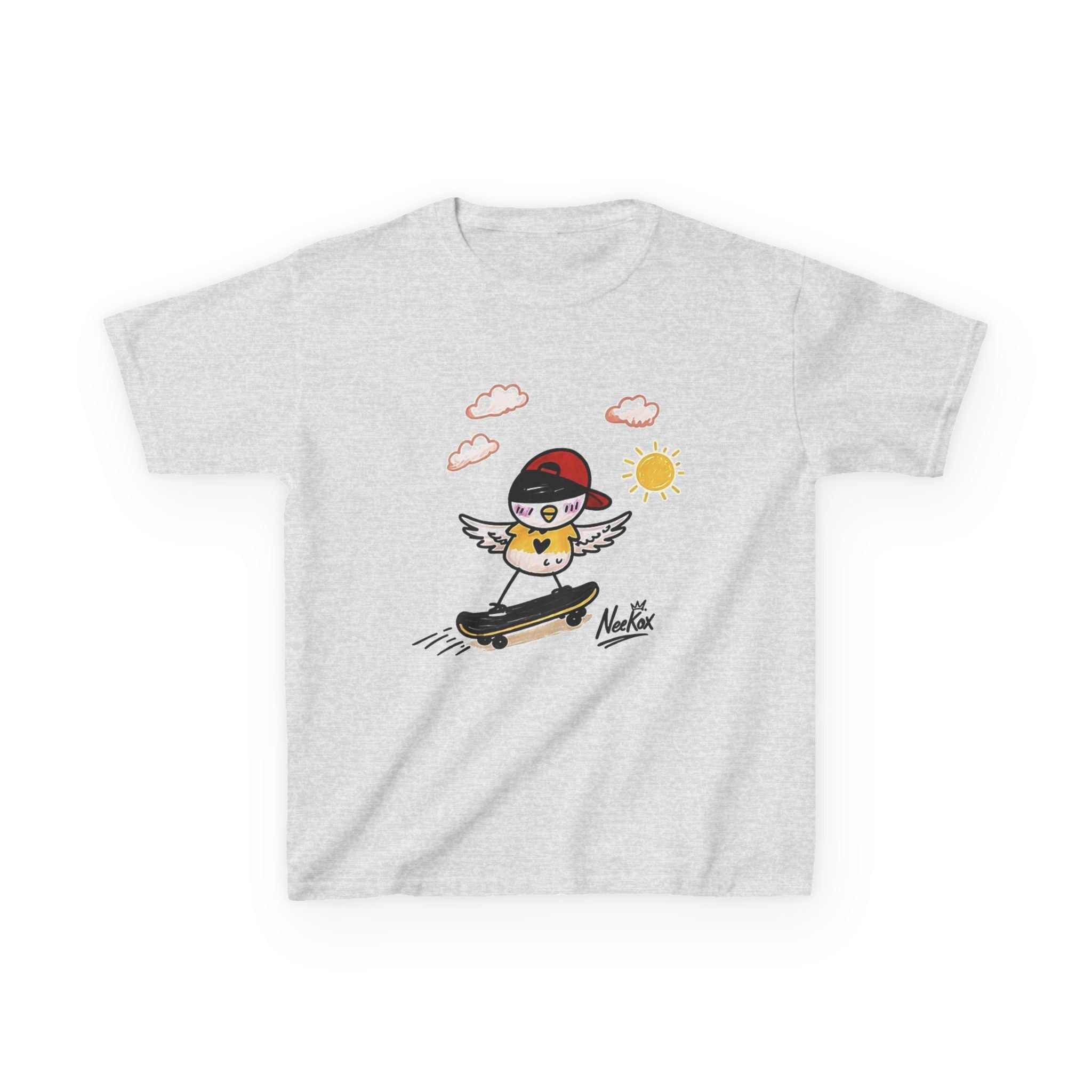 Kids Skateboarding Chick Graphic Tee
