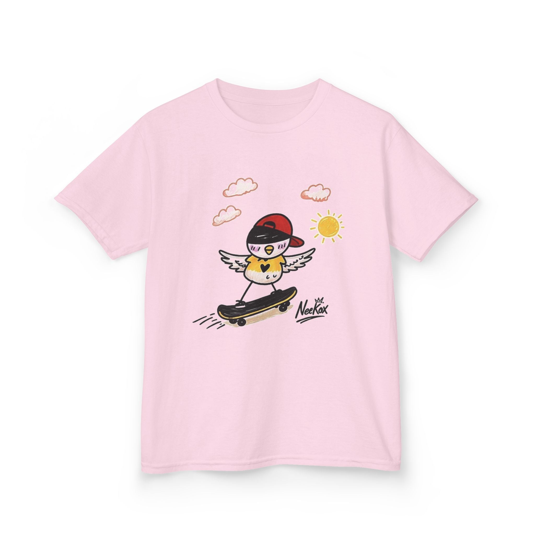 Kids Skateboarding Chick Graphic Tee