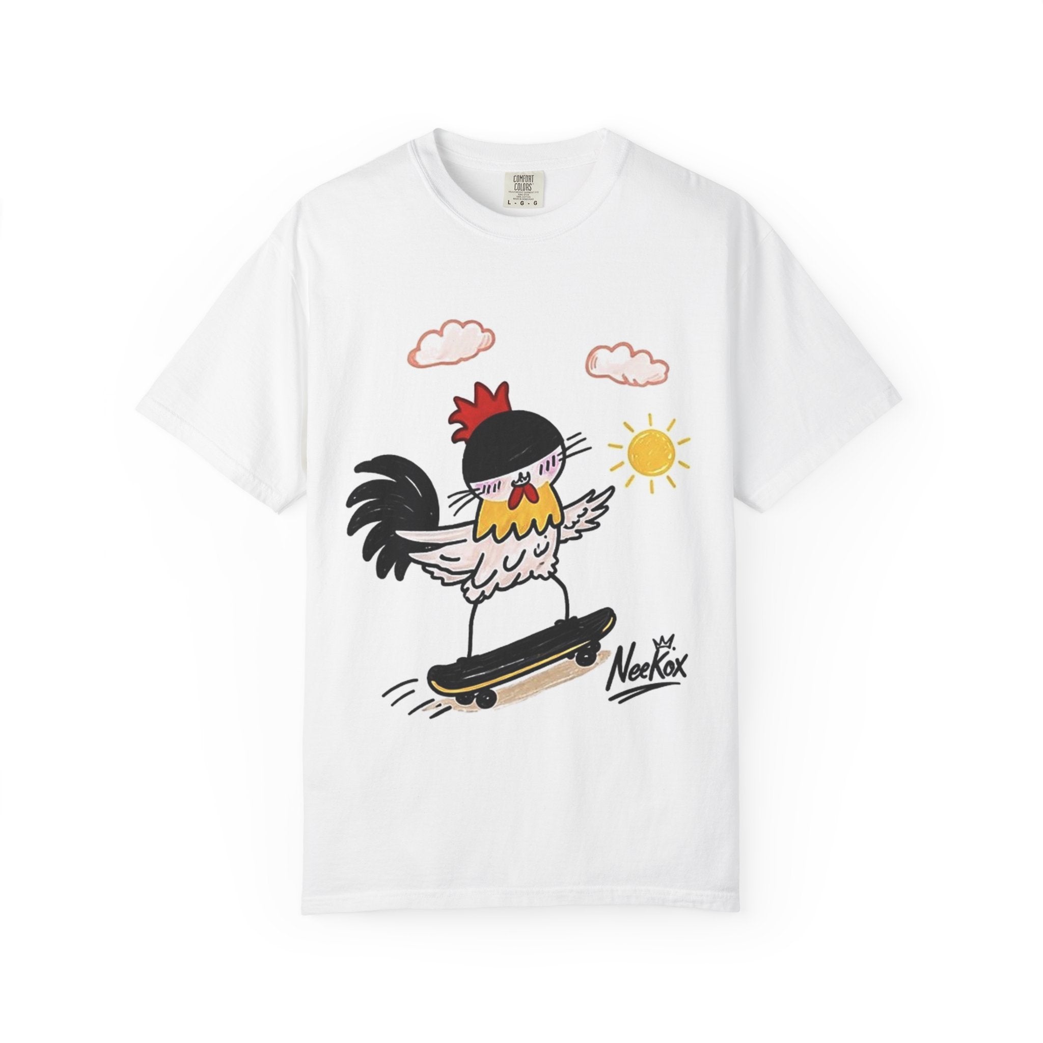 Skateboard Cat Graphic T-Shirt