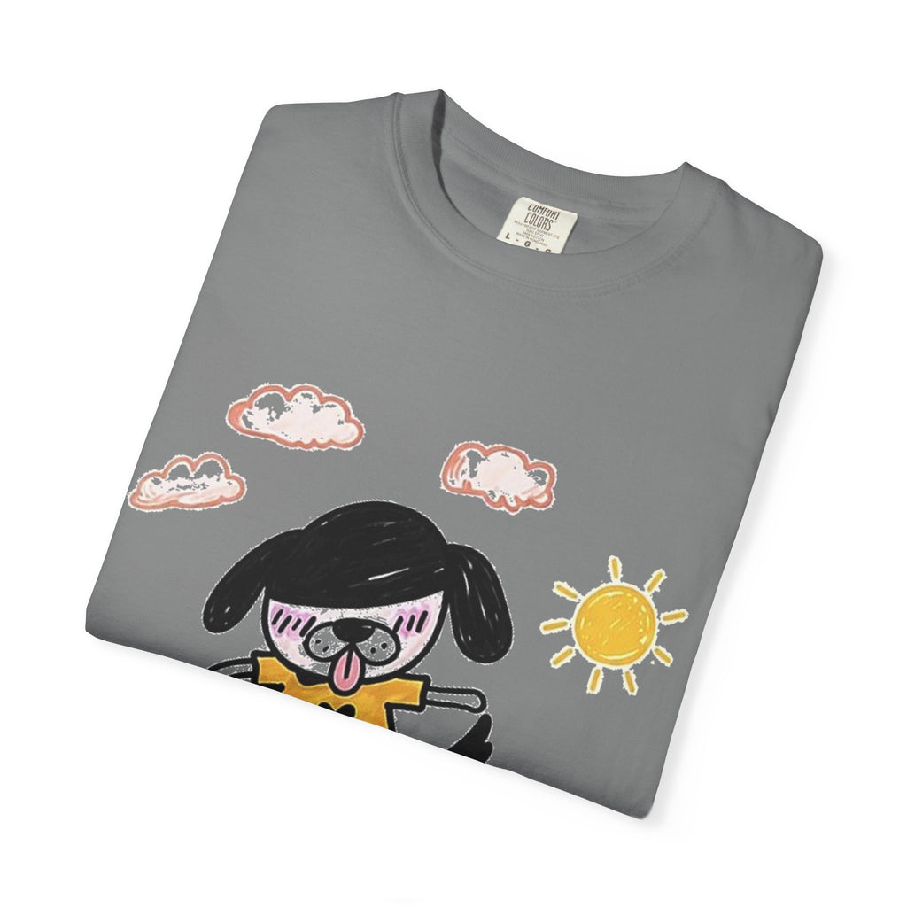 Skateboard Dog Cartoon T-Shirt
